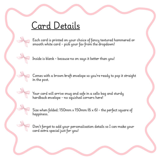 Baby Boy Congratulations Card – Clothesline Design, Keepsake Gift