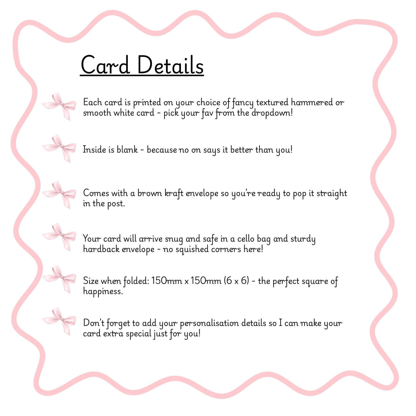 Personalised Christmas Card – Special Couple Festive Garland (6x6 Card)